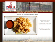 Tablet Screenshot of pier14.com